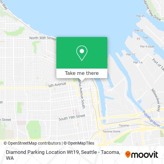 Diamond Parking Location Wt19 map