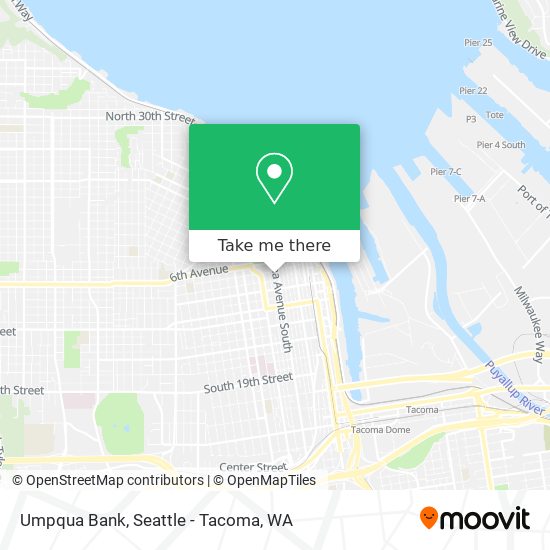 Umpqua Bank map