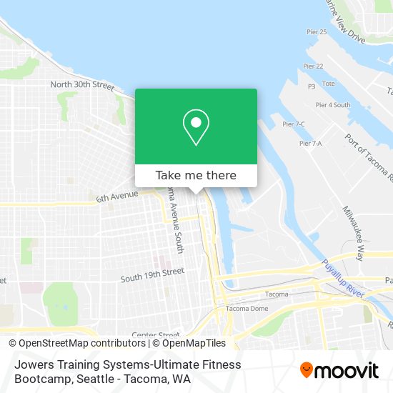 Mapa de Jowers Training Systems-Ultimate Fitness Bootcamp