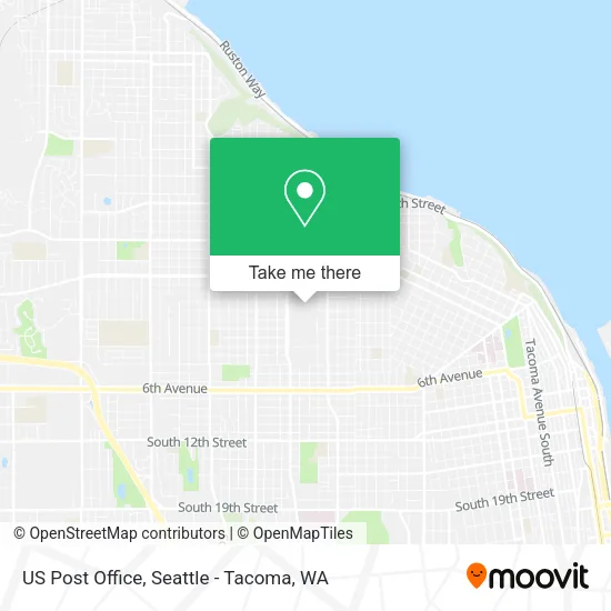 US Post Office map