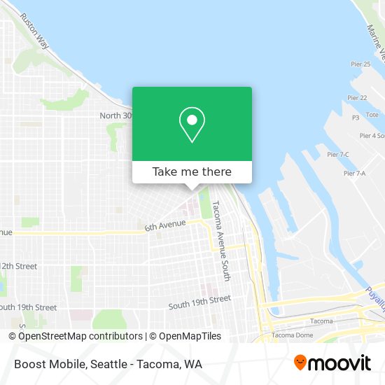 Boost Mobile map