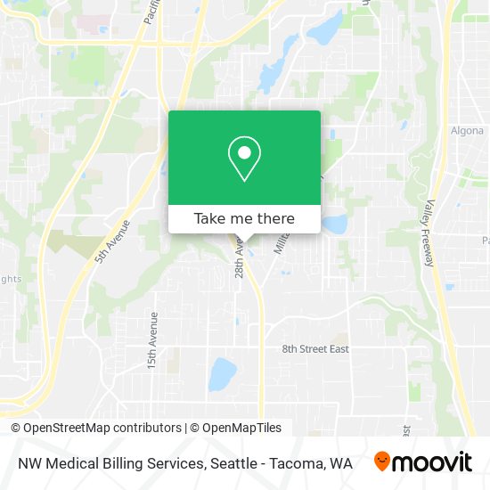 Mapa de NW Medical Billing Services