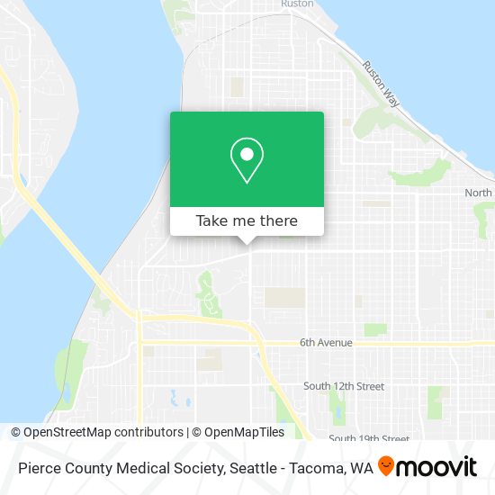 Pierce County Medical Society map