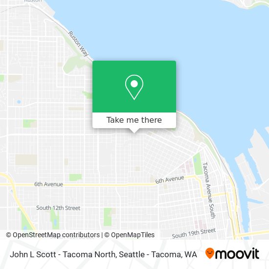 Mapa de John L Scott - Tacoma North