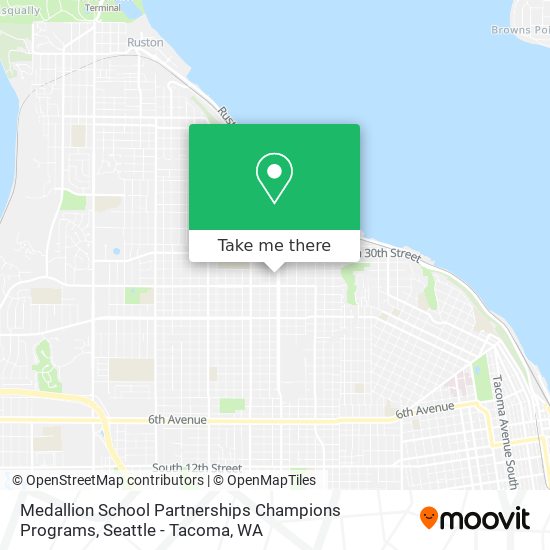 Medallion School Partnerships Champions Programs map