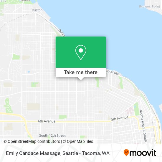 Emily Candace Massage map