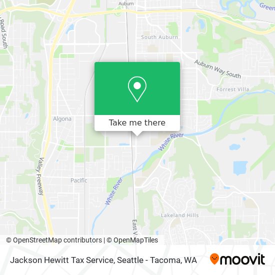 Jackson Hewitt Tax Service map