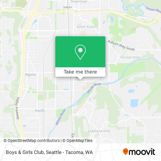 Boys & Girls Club map