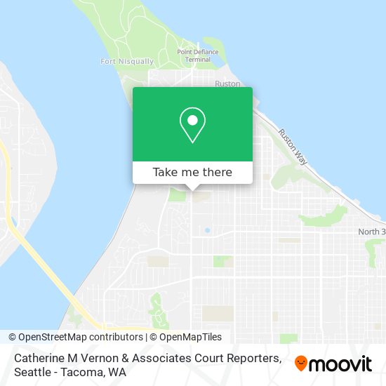 Catherine M Vernon & Associates Court Reporters map