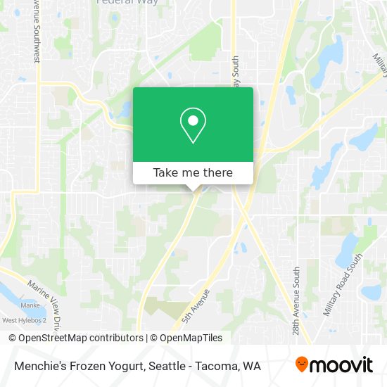 Menchie's Frozen Yogurt map