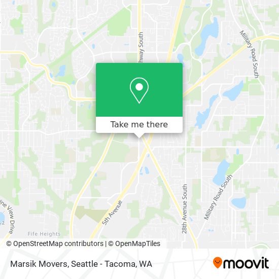 Marsik Movers map