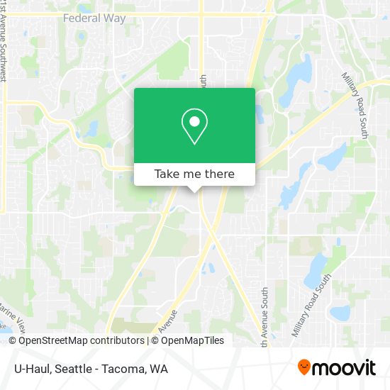 U-Haul map