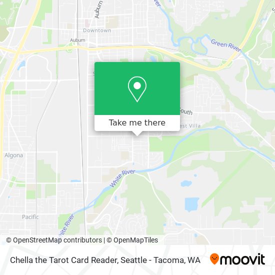 Chella the Tarot Card Reader map