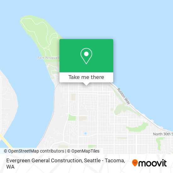 Evergreen General Construction map