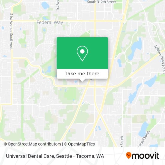 Universal Dental Care map