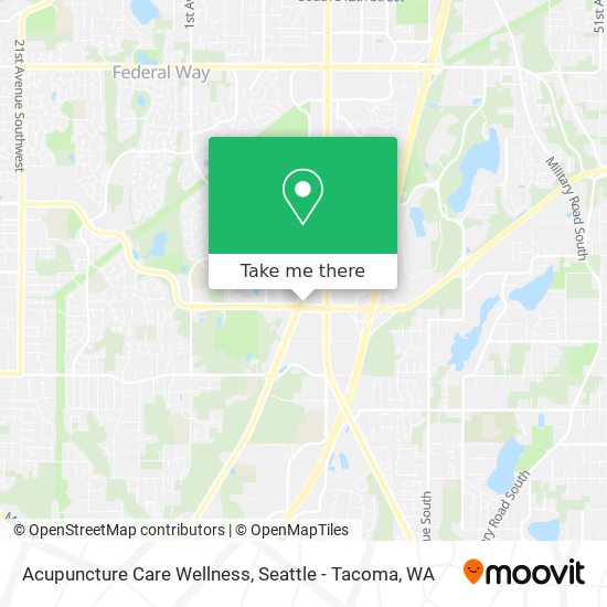 Acupuncture Care Wellness map