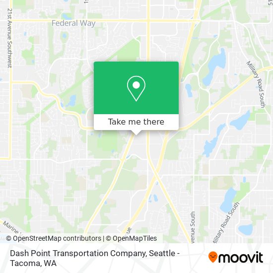 Mapa de Dash Point Transportation Company