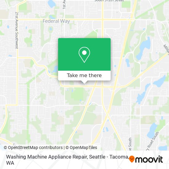 Washing Machine Appliance Repair map