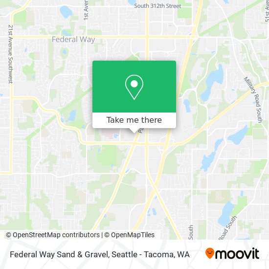 Mapa de Federal Way Sand & Gravel