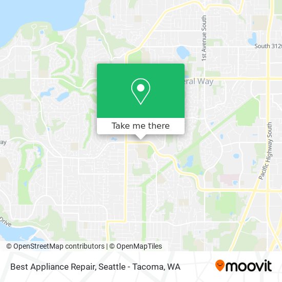 Mapa de Best Appliance Repair