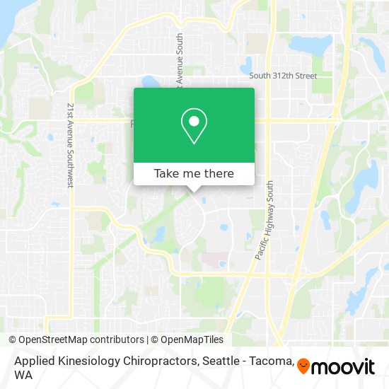 Applied Kinesiology Chiropractors map