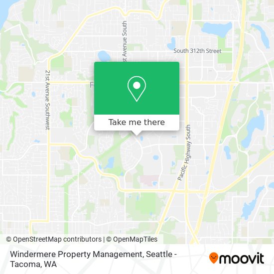 Windermere Property Management map