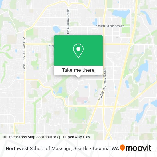 Mapa de Northwest School of Massage