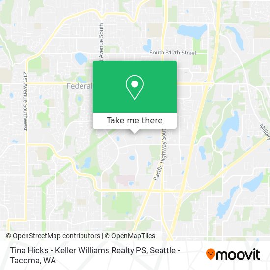 Tina Hicks - Keller Williams Realty PS map