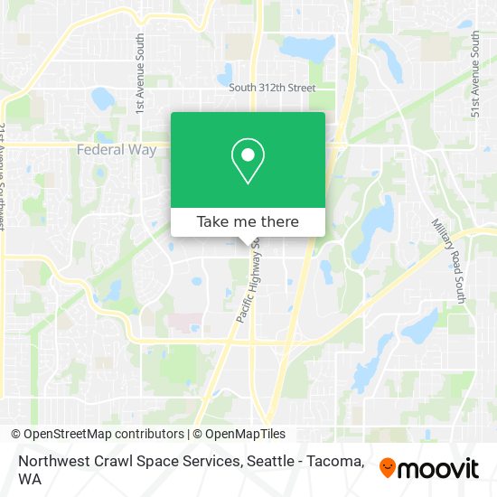 Northwest Crawl Space Services map