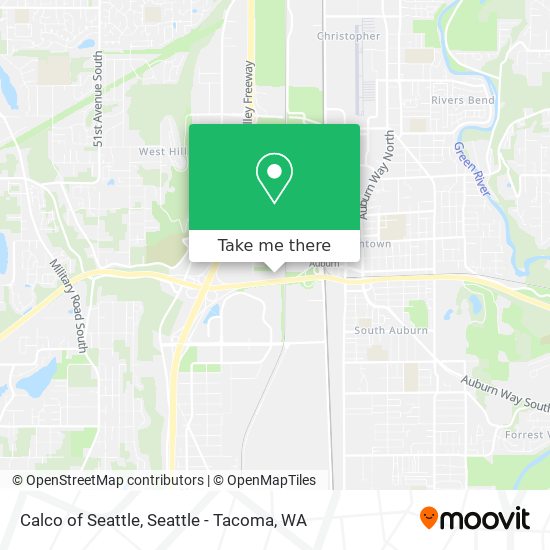 Calco of Seattle map