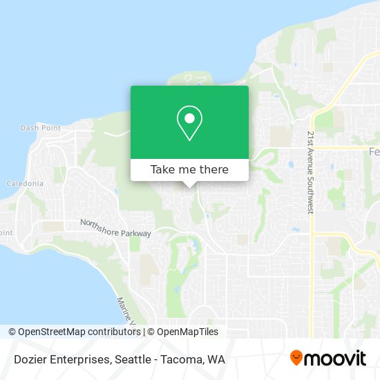 Dozier Enterprises map