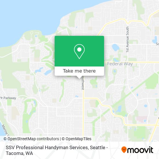 SSV Professional Handyman Services map