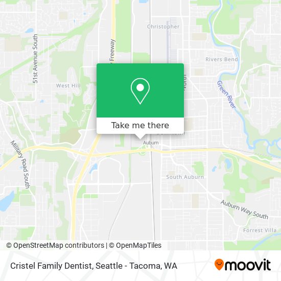 Cristel Family Dentist map