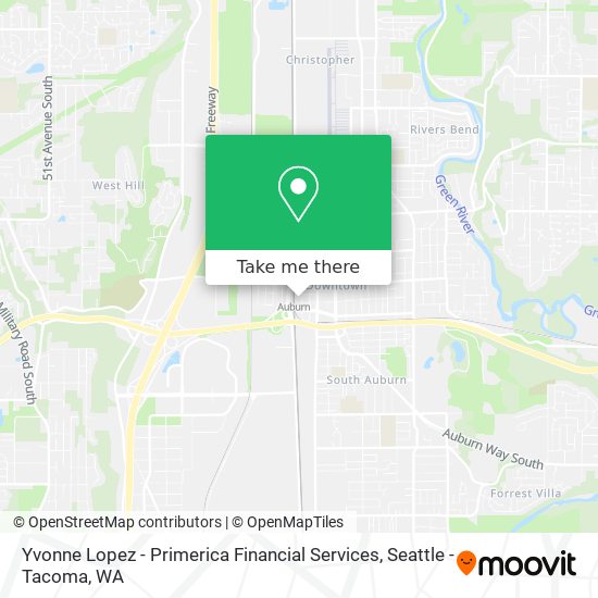 Yvonne Lopez - Primerica Financial Services map