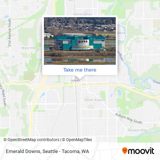 Emerald Downs map