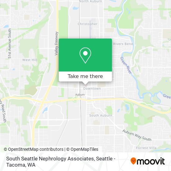 South Seattle Nephrology Associates map