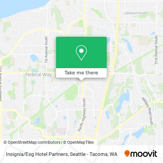 Insignia/Esg Hotel Partners map