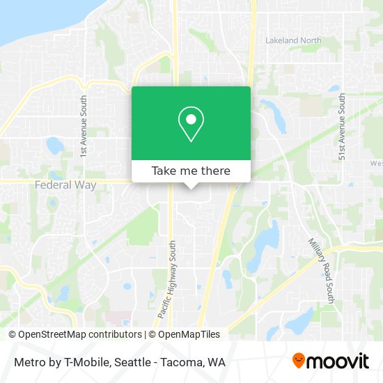 Metro by T-Mobile map