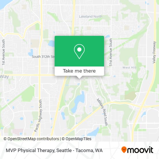 MVP Physical Therapy map