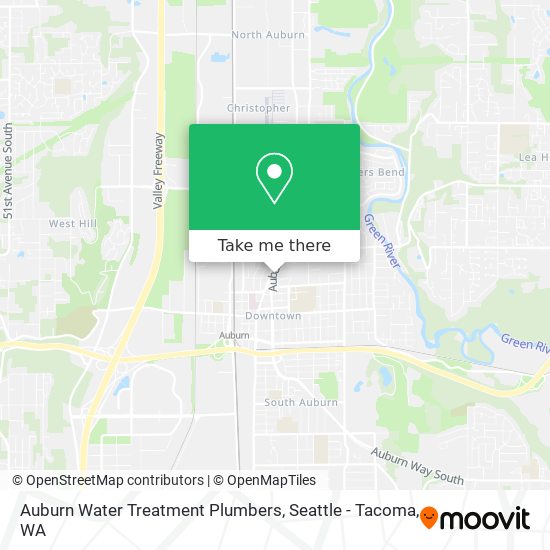 Auburn Water Treatment Plumbers map