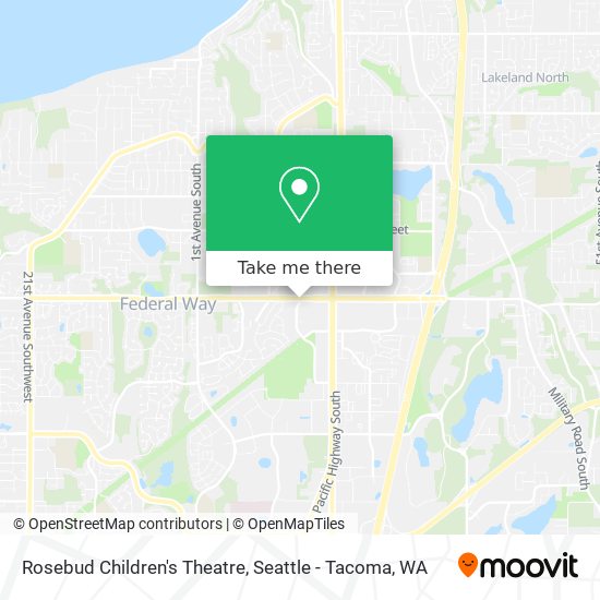 Rosebud Children's Theatre map