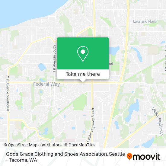 Gods Grace Clothing and Shoes Association map