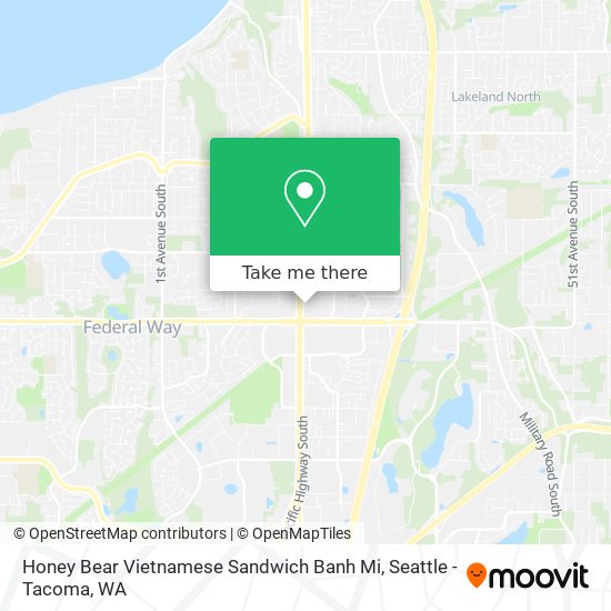 Honey Bear Vietnamese Sandwich Banh Mi map