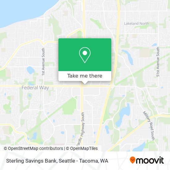 Sterling Savings Bank map