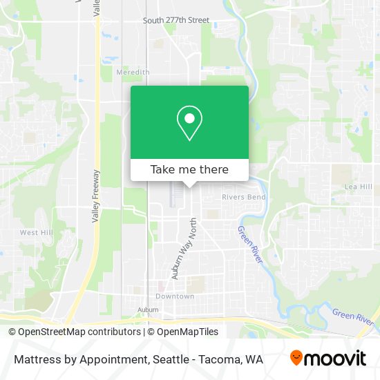 Mattress by Appointment map