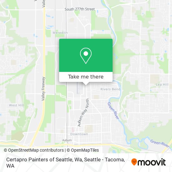 Certapro Painters of Seattle, Wa map