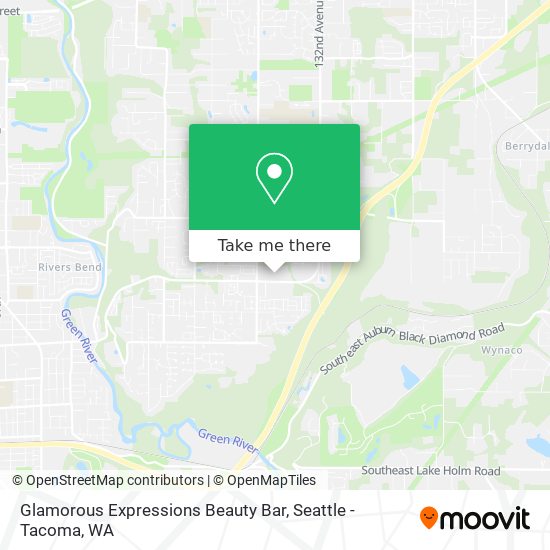 Glamorous Expressions Beauty Bar map