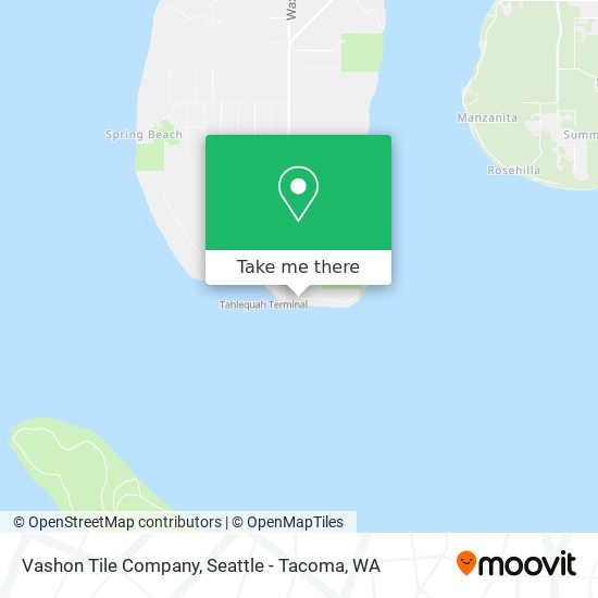 Vashon Tile Company map