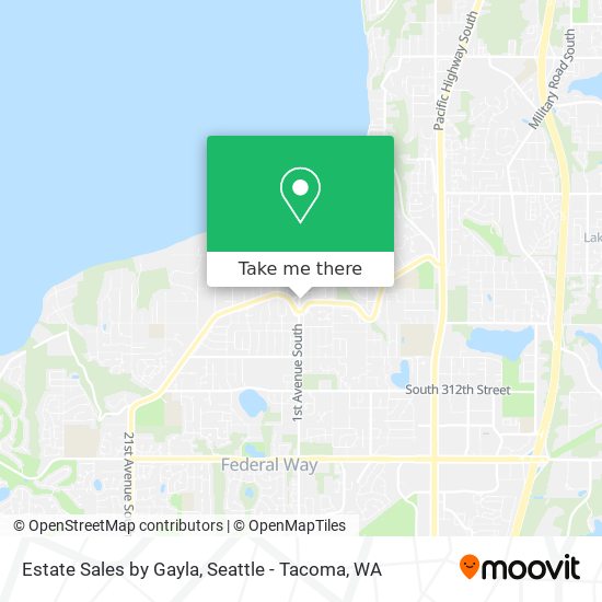 Estate Sales by Gayla map