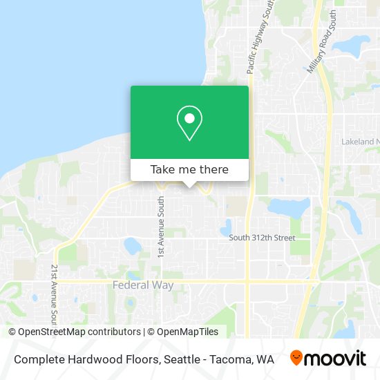 Complete Hardwood Floors map